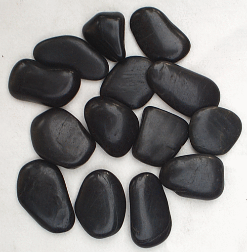 黑色鹅卵石